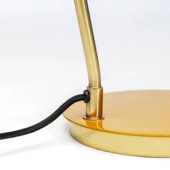 KARE Demi pöytävalaisin, keltainen, terästä, korkeus 56 cm