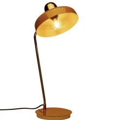 KARE Demi pöytävalaisin, keltainen, terästä, korkeus 56 cm