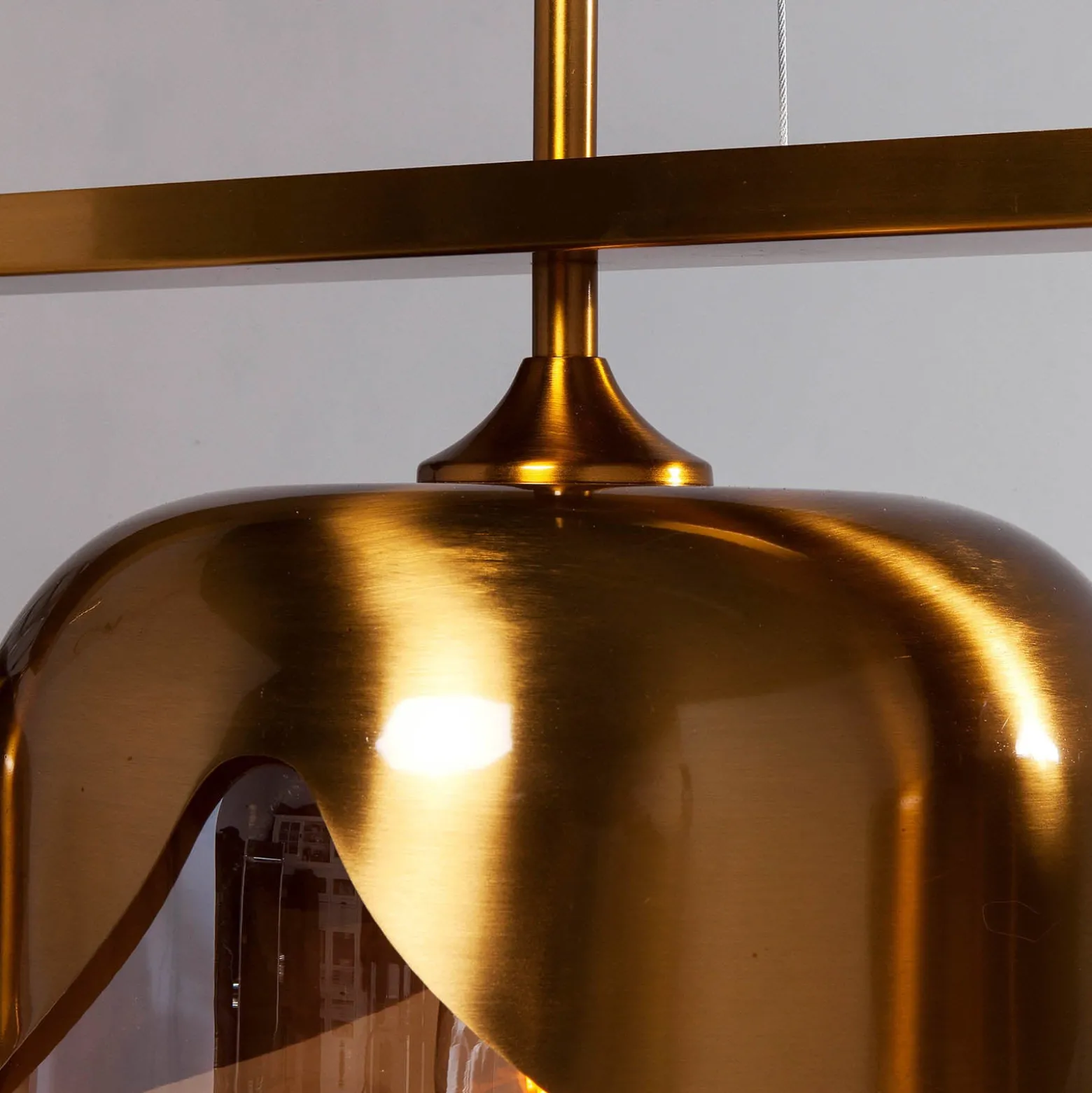 KARE Golden Goblet Quattro nelivaloinen ripustusvalaisin