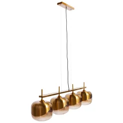 KARE Golden Goblet Quattro nelivaloinen ripustusvalaisin