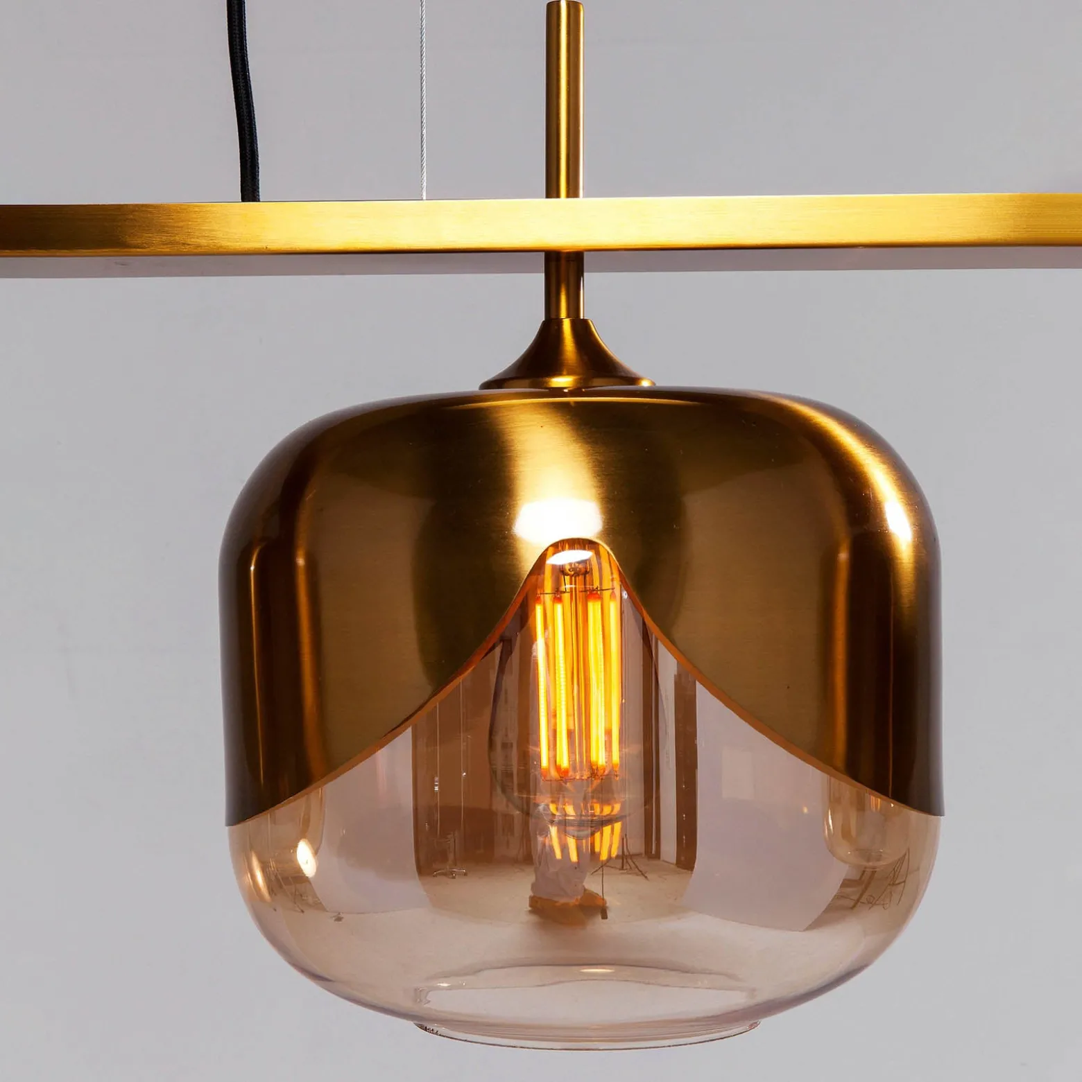 KARE Golden Goblet Quattro nelivaloinen ripustusvalaisin