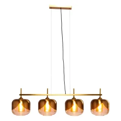 KARE Golden Goblet Quattro nelivaloinen ripustusvalaisin