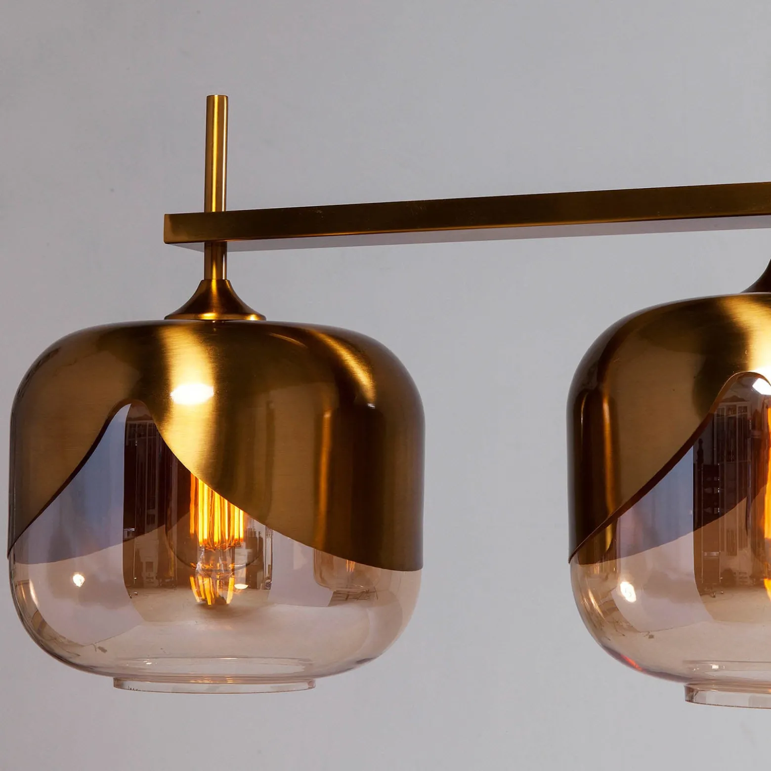 KARE Golden Goblet Quattro nelivaloinen ripustusvalaisin