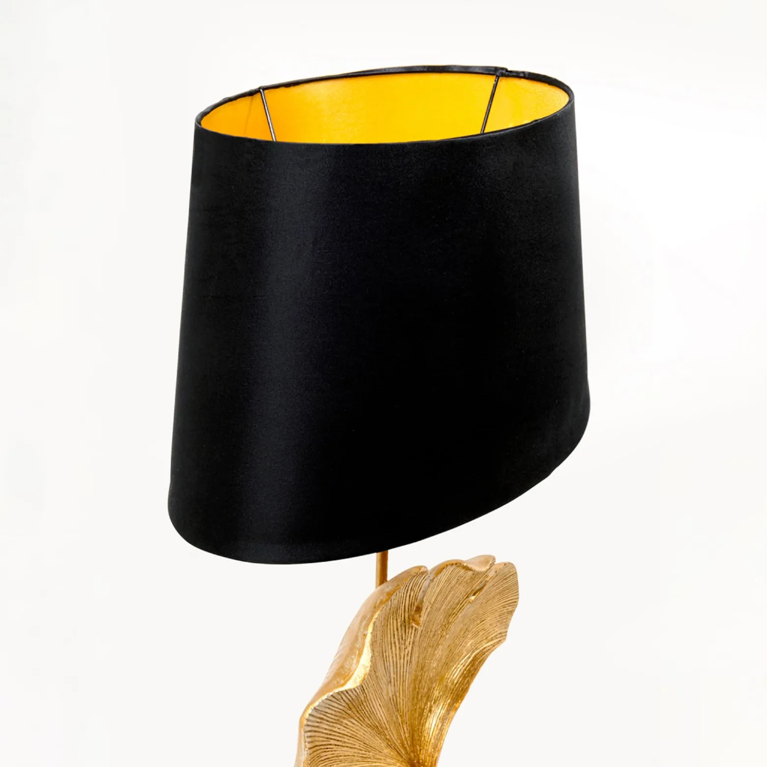 Kare-lattiavalaisin Ginkgo, kulta, pellava, korkeus 129 cm, E27