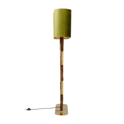Kare lattiavalaisin Twig, vihreä/kultainen, 154 cm, E27