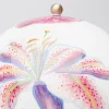 Kare Lillies -pöytävalaisin, monivärinen, posliini, E27, 62 cm