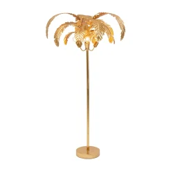 KARE Palmera -lattiavalo, 170 cm korkea, messinki