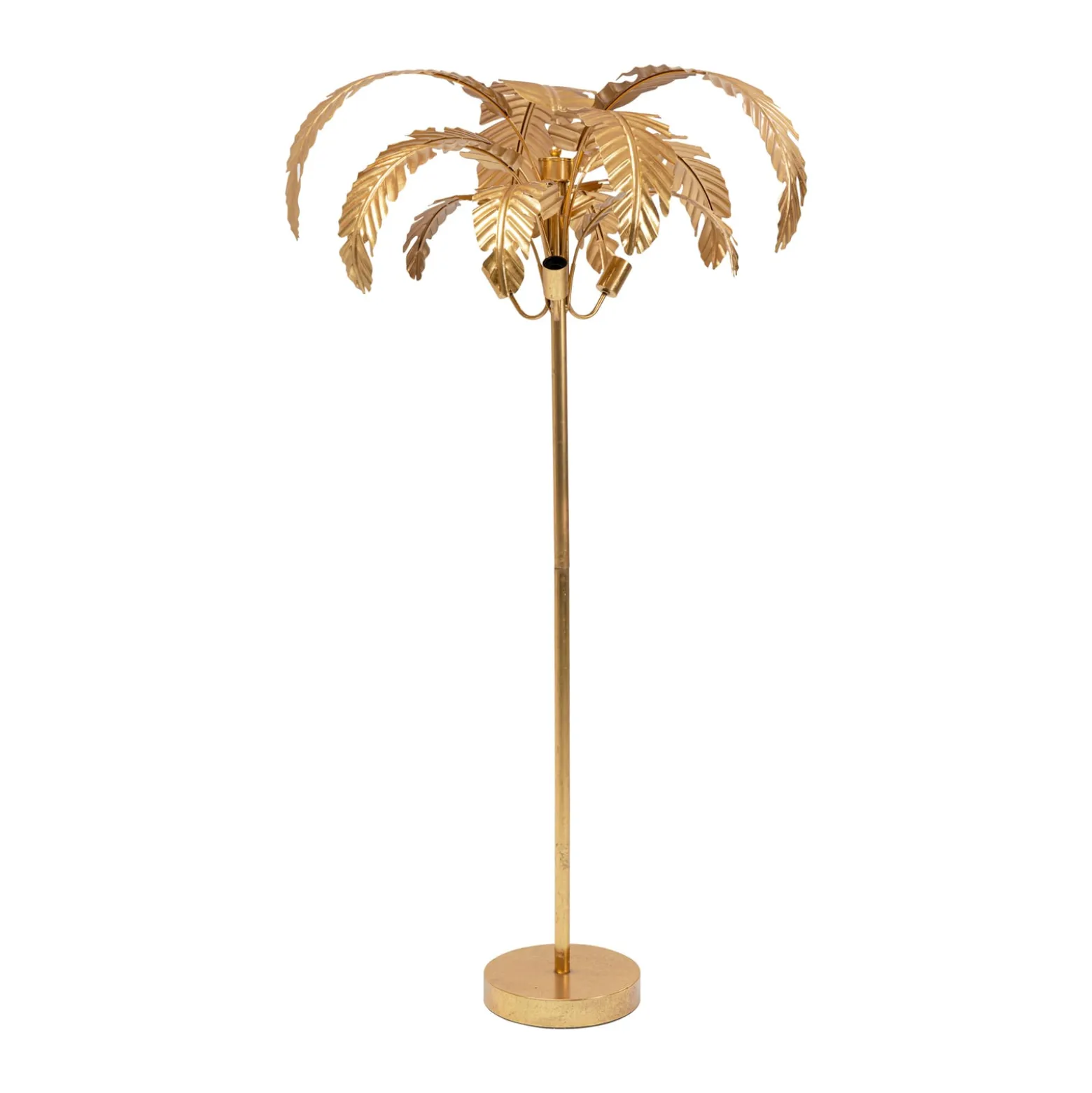 KARE Palmera -lattiavalo, 170 cm korkea, messinki