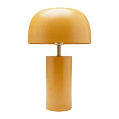 Kare pöytävalaisin Loungy, oranssi, teräs, korkeus 38 cm
