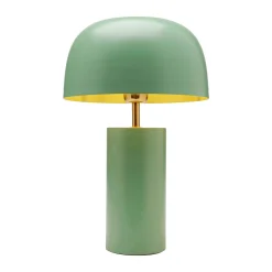 Kare pöytävalaisin Loungy, vihreä, teräs, korkeus 38 cm