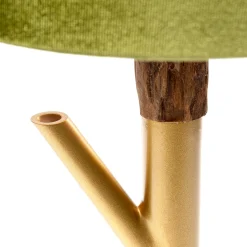 Kare pöytävalaisin Twig, vihreä/kultainen, korkeus 74 cm, E27