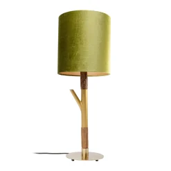 Kare pöytävalaisin Twig, vihreä/kultainen, korkeus 74 cm, E27