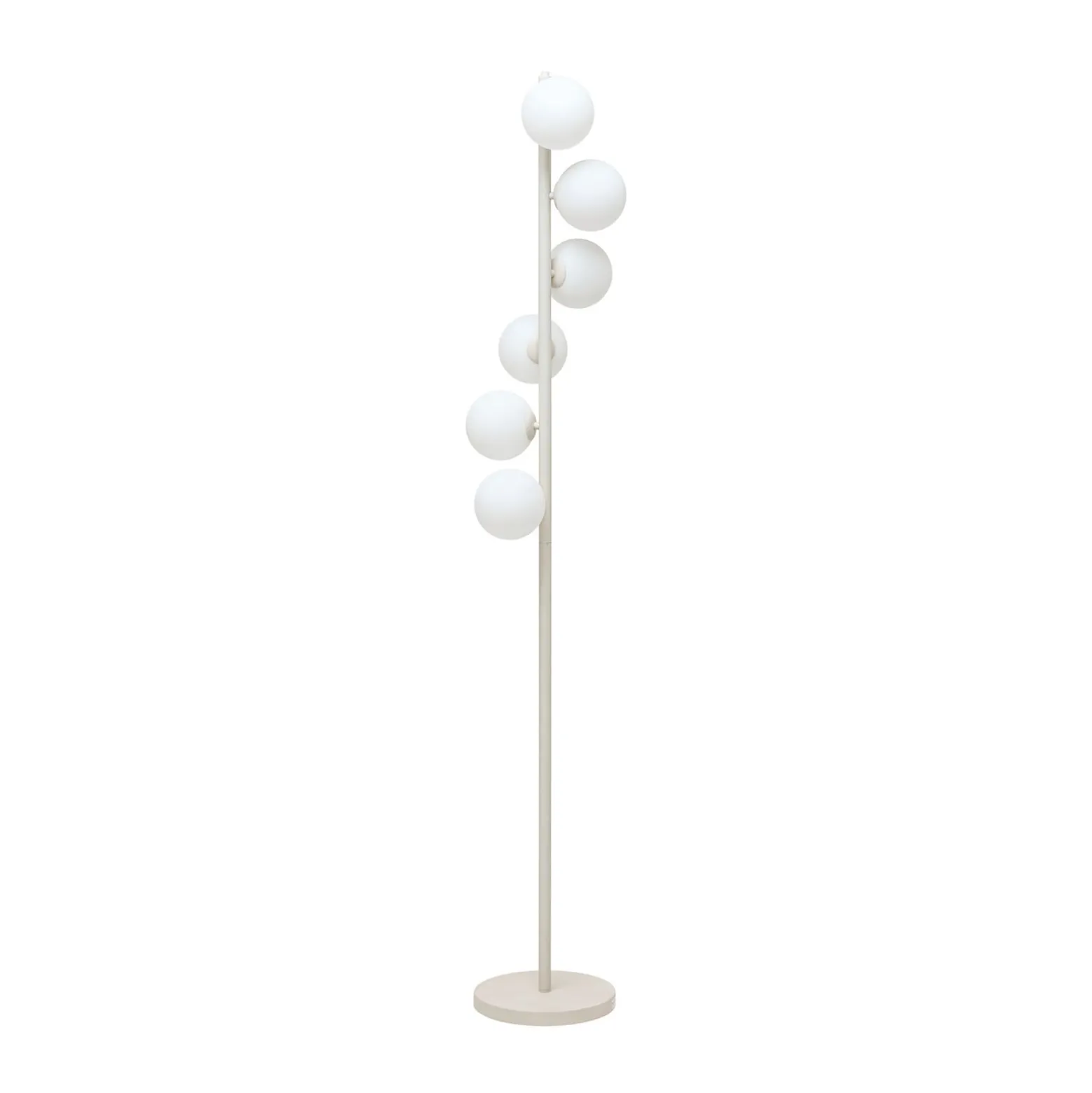Kare Scala Balls -lattiavalaisin, greige, lasi, 160 cm, G9