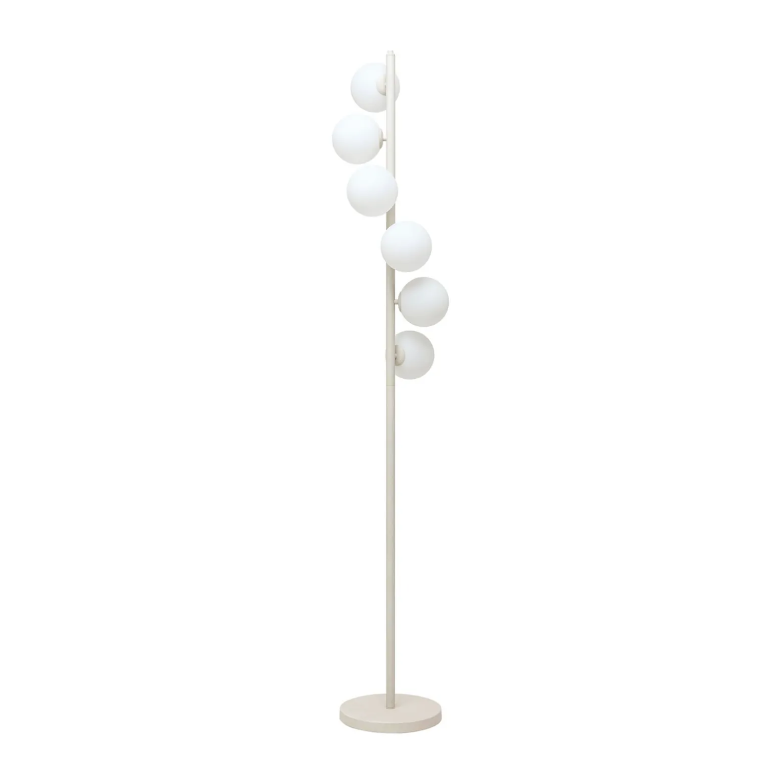 Kare Scala Balls -lattiavalaisin, greige, lasi, 160 cm, G9