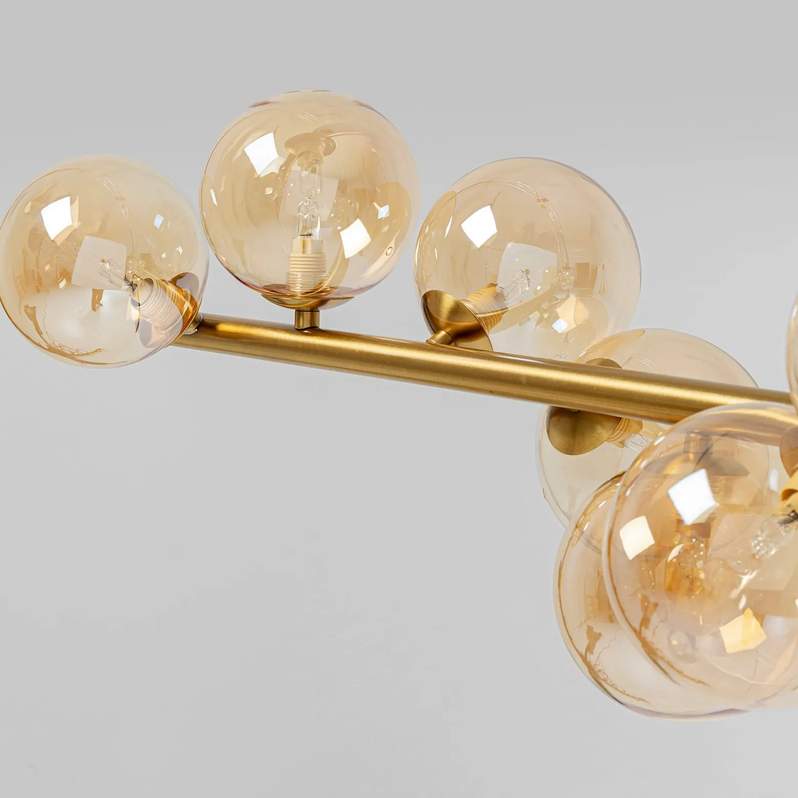 KARE Scala Balls -riippuvalaisin, kultainen