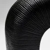 KARE Tube pöytävalaisin, musta/valkoinen, pellavatekstiiliä, korkeus 79 cm