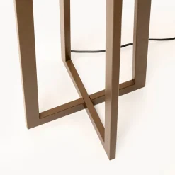 Kare Wildlife -lattiavalaisin, ruskea, teräs, korkeus 160 cm, E27