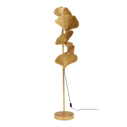 Kare Yuva-lattiavalaisin, kullanvärinen, metalli, 160 cm, E27