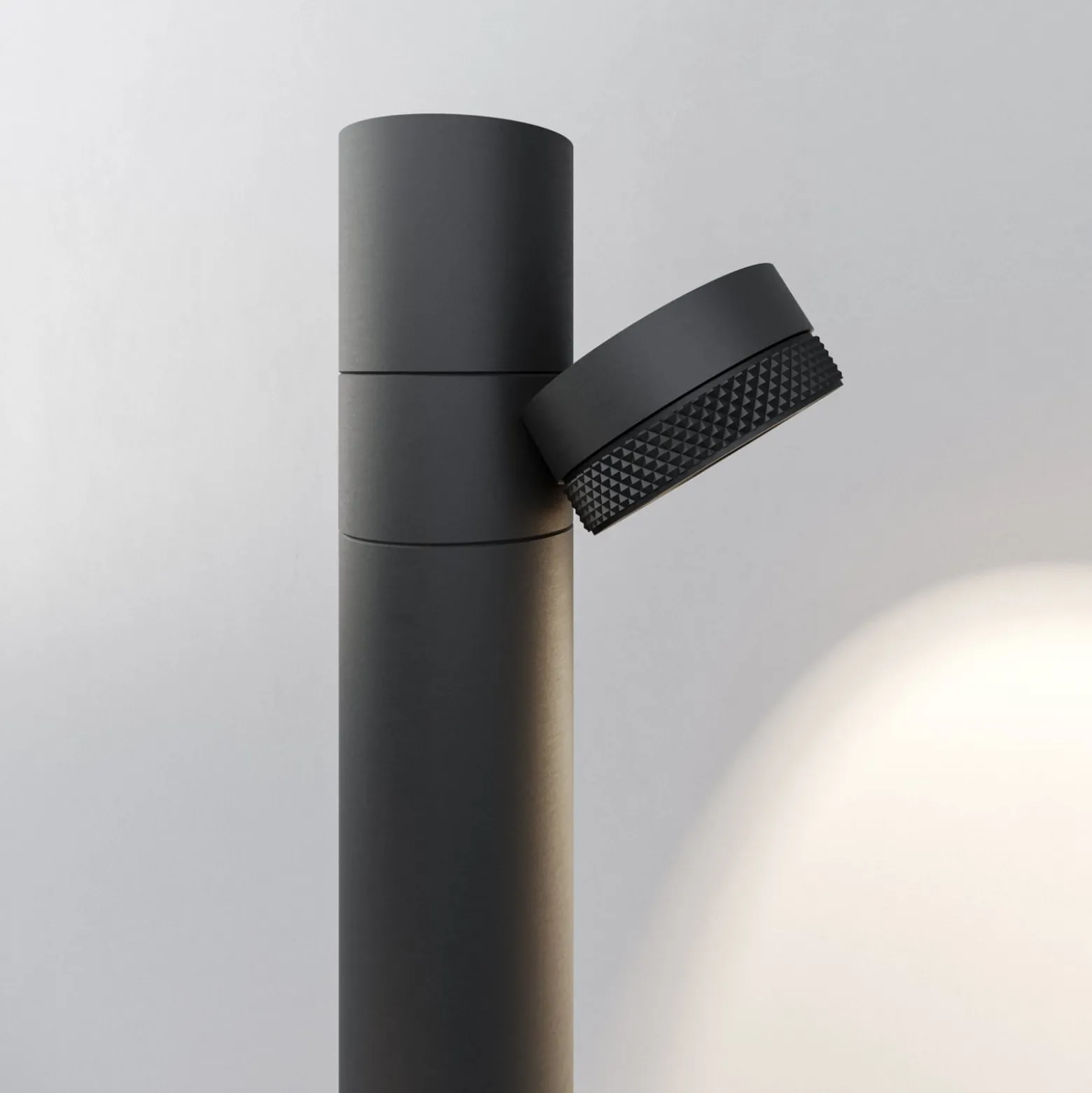 Karman LED-tievalaisin Jaco, 54,3 cm, ruskea alumiini 2-valo.