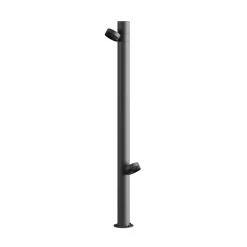 Karman LED-tievalaisin Jaco, 84,3 cm, ruskea alumiini 2-valo.