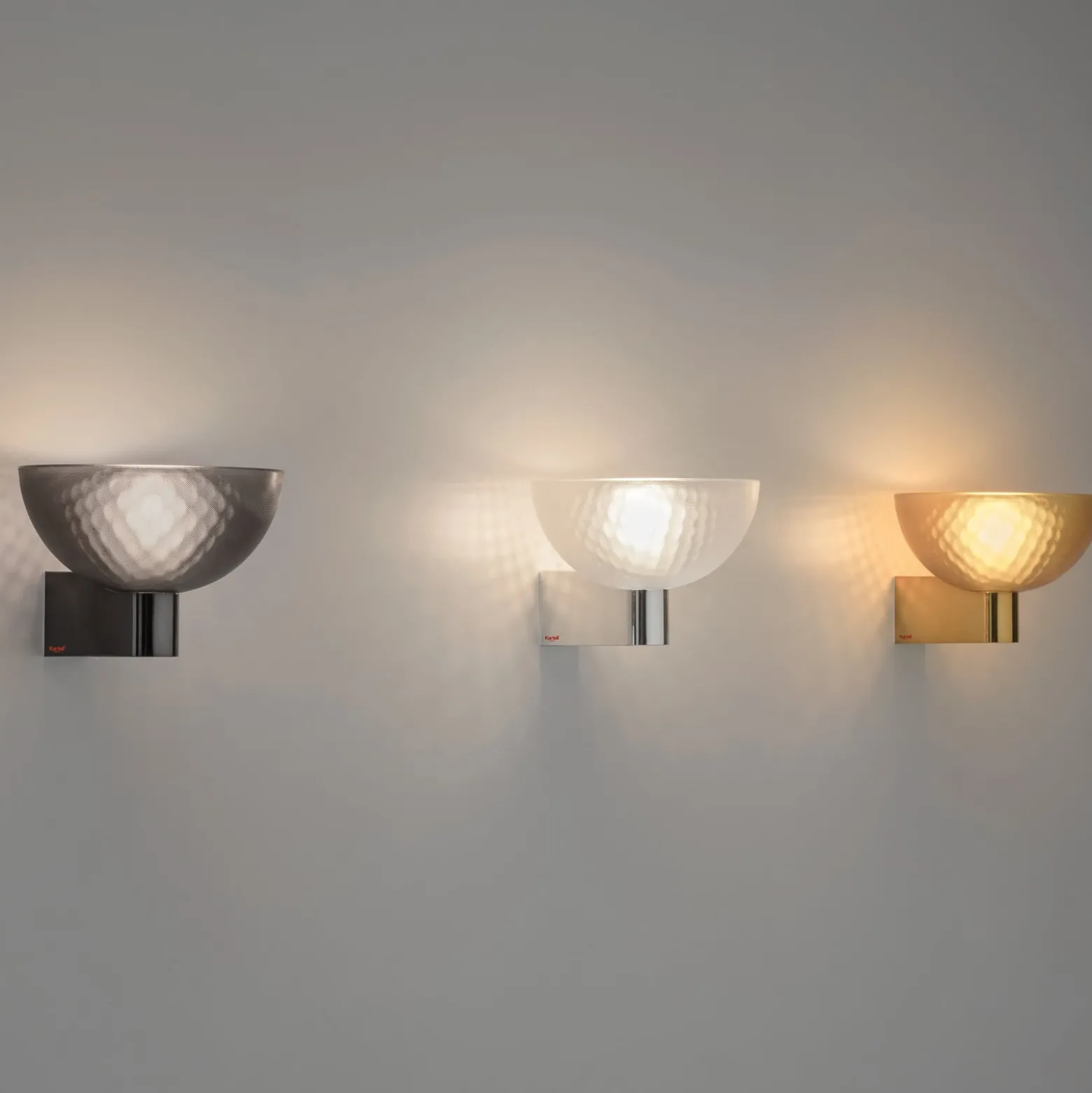 Kartell Fata -LED-seinävalaisin, meripihka