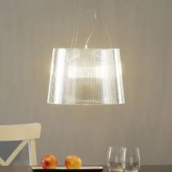 Kartell Gè -LED-riippuvalaisin, läpinäkyvä