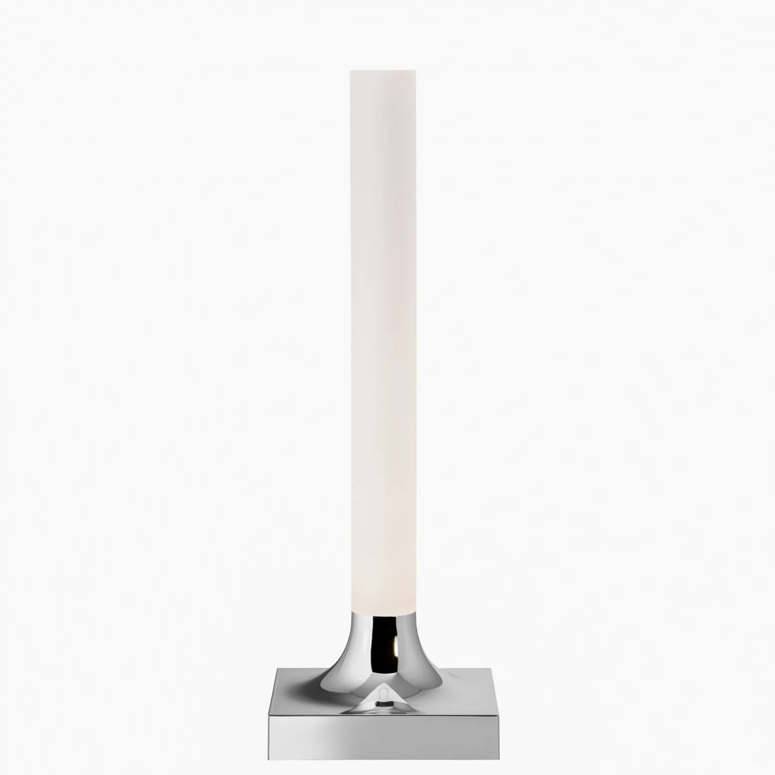 Kartell Goodnight LED ulkotilojen pöytävalaisin IP54 kromi