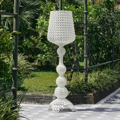 Kartell Kabuki - LED-lattiavalaisin ulos, valkoinen