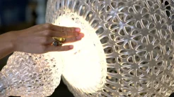 Kartell Kabuki - LED-lattiavalaisin ulos, valkoinen