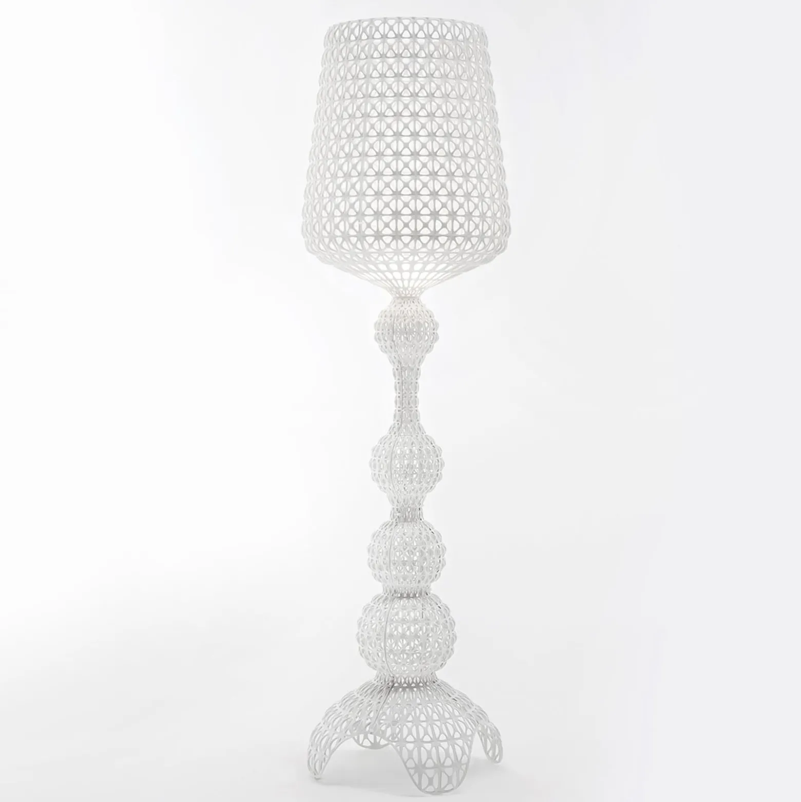 Kartell Kabuki - LED-lattiavalaisin ulos, valkoinen