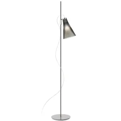 Kartell K-Lux lattiavalaisin, 1-valo, harmaa/savunvärinen