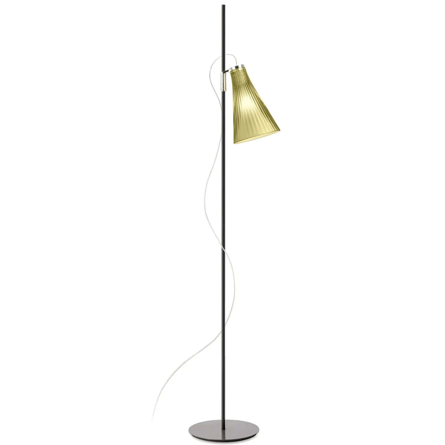 Kartell K-Lux lattiavalaisin, 1-valo, musta/vihreä