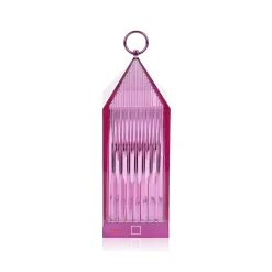 Kartell Lantern LED ladattava pöytävalaisin, violetti, kierrätetty, IP54