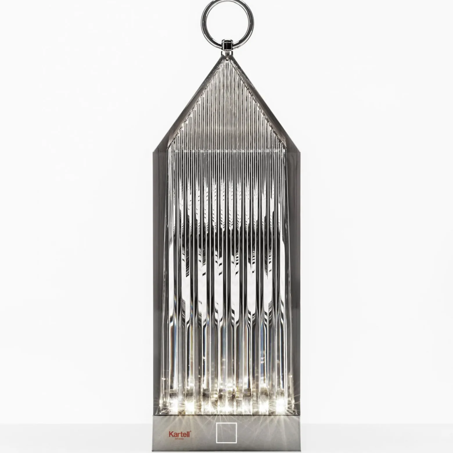 Kartell Lantern -LED-pöytälamppu, savunharm. IP54