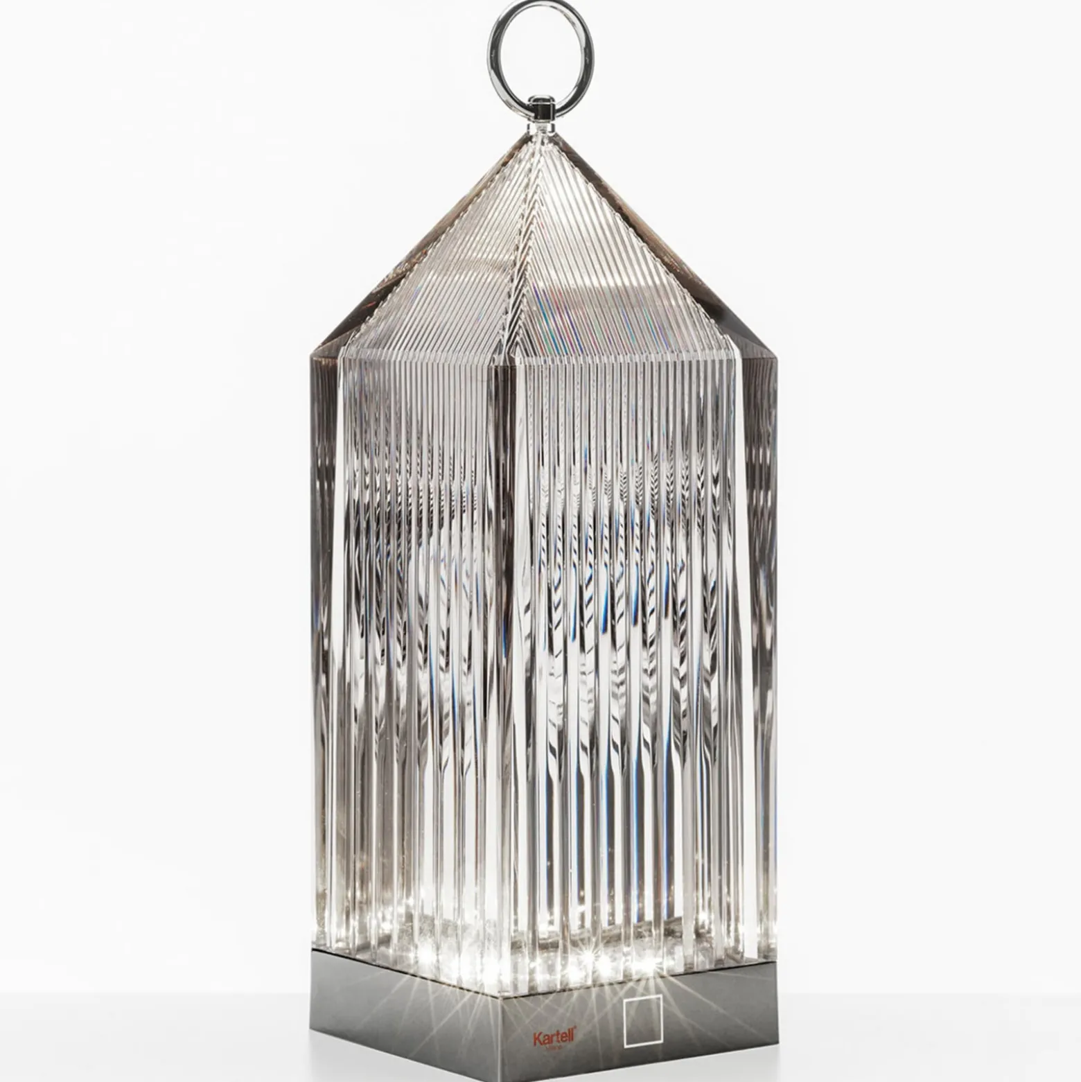 Kartell Lantern -LED-pöytälamppu, savunharm. IP54