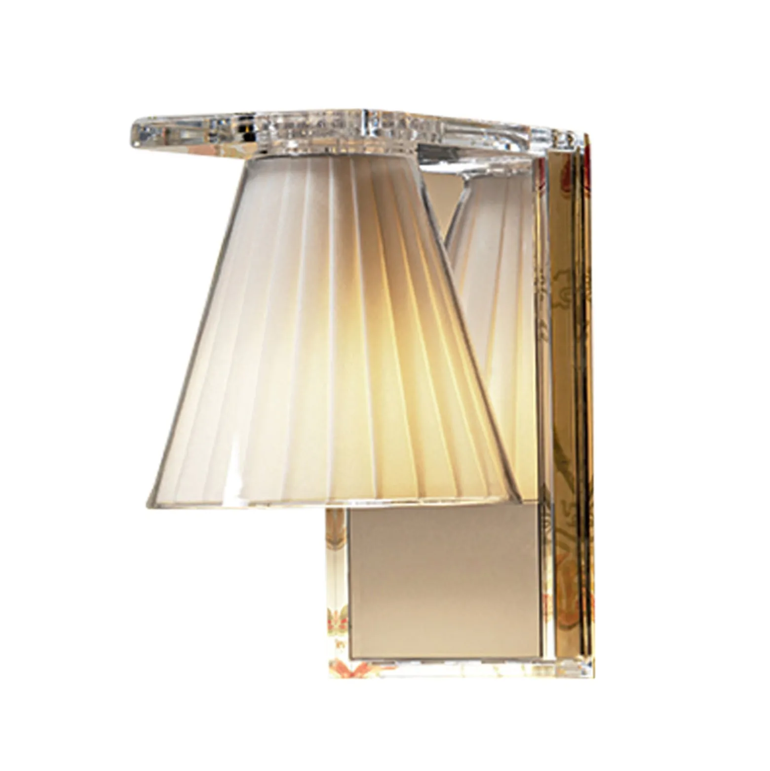 Kartell Light-Air -seinävalaisin, kangasvarjostin