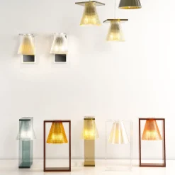 Kartell Light-Air -seinävalaisin, kangasvarjostin