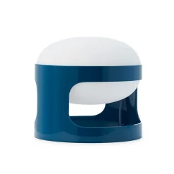 Kartell pöytävalaisin KD28, petrol, Ø 25 cm, E14-LED