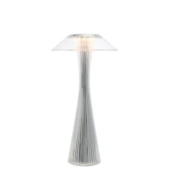 Kartell Space -design-LED-pöytälamppu, kromi
