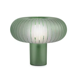 Kartell Teresa Frozen pöytävalaisin, salviavihreä, himmennettävä, E27