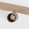 Kattokohdevalo Link, beige, pituus 90 cm, 6-lamppuinen.