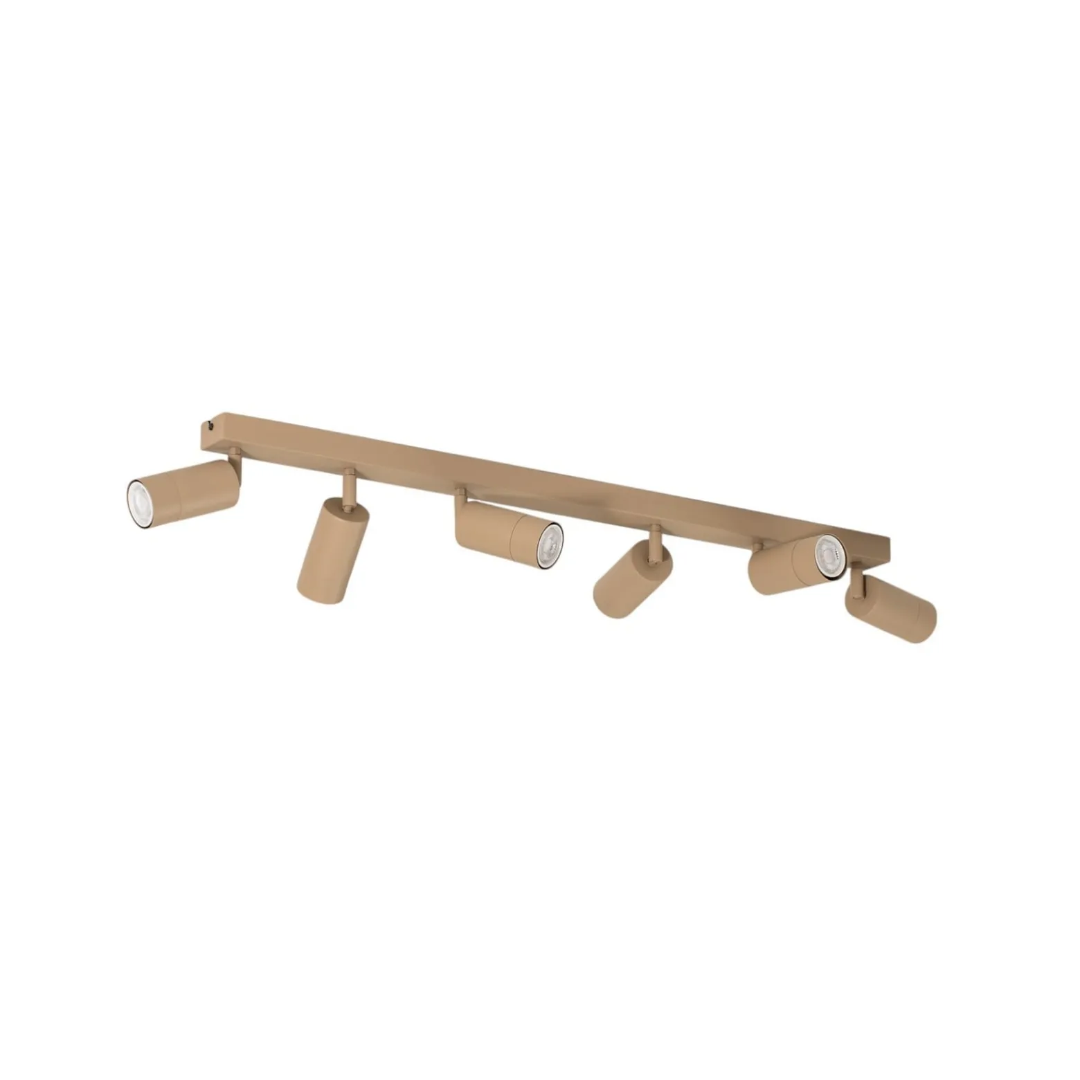 Kattokohdevalo Link, beige, pituus 90 cm, 6-lamppuinen.