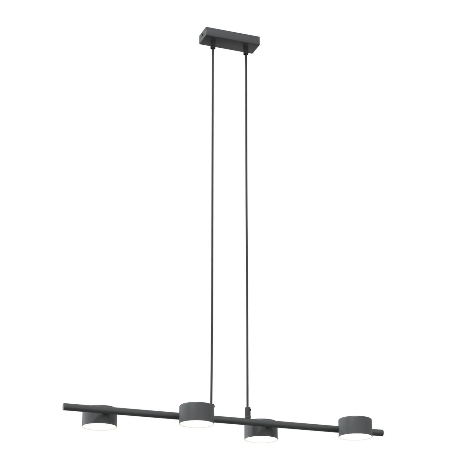Kattokohdevalo Sora, pituus 80 cm, metalli, 4-lamppuinen.