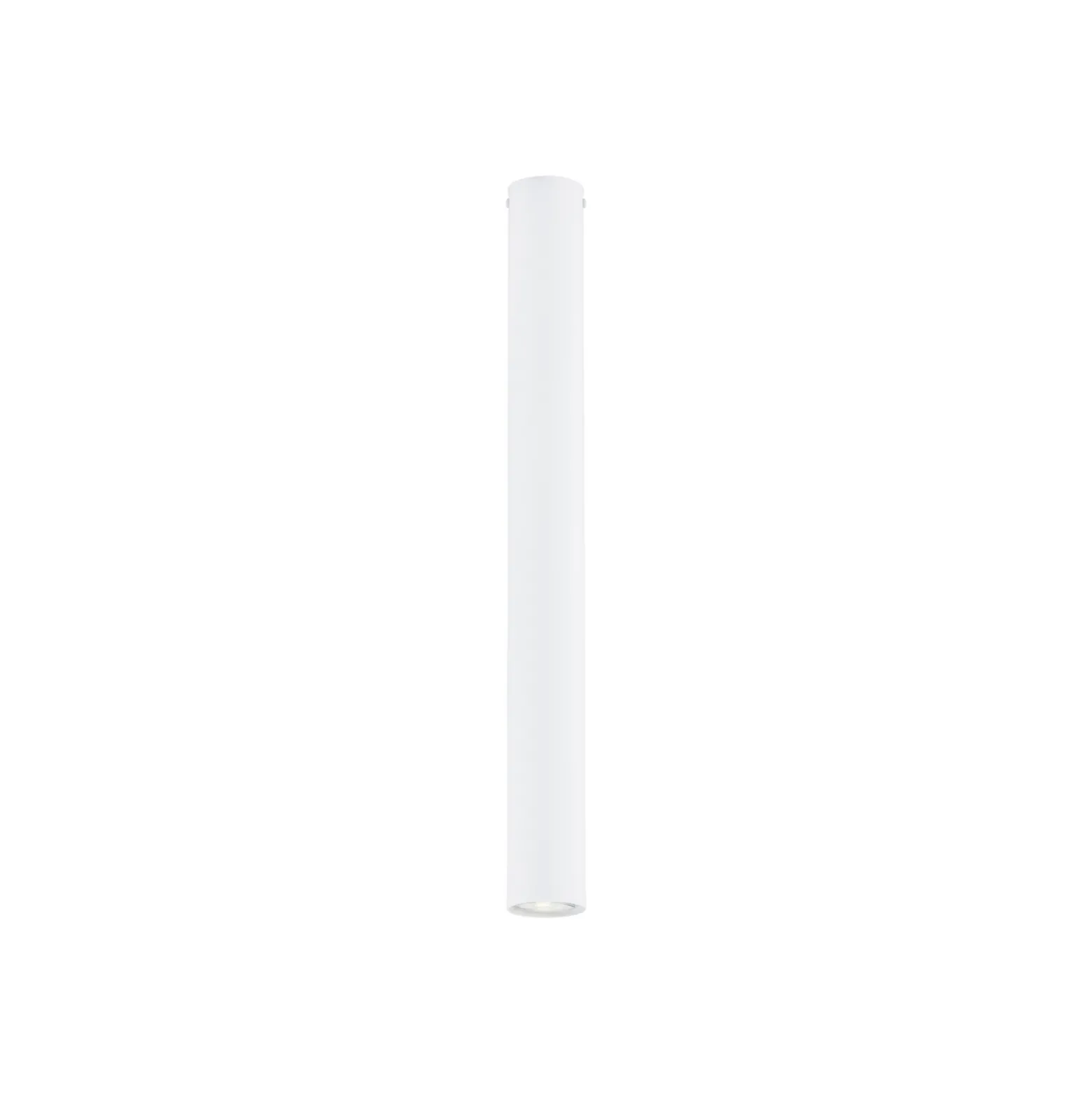 Kattokohdevalo Tecno 1XL, teräs, GU10, korkeus 60 cm, valkoinen