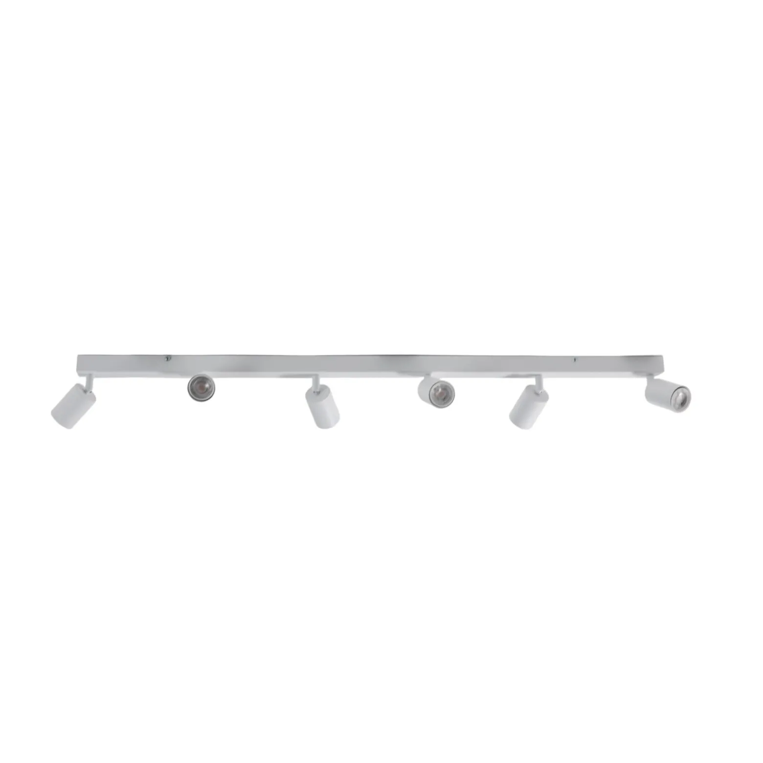 Kattokohdevalo Top, valkoinen, 127 cm, 6-lamppuinen, metalli, GU10