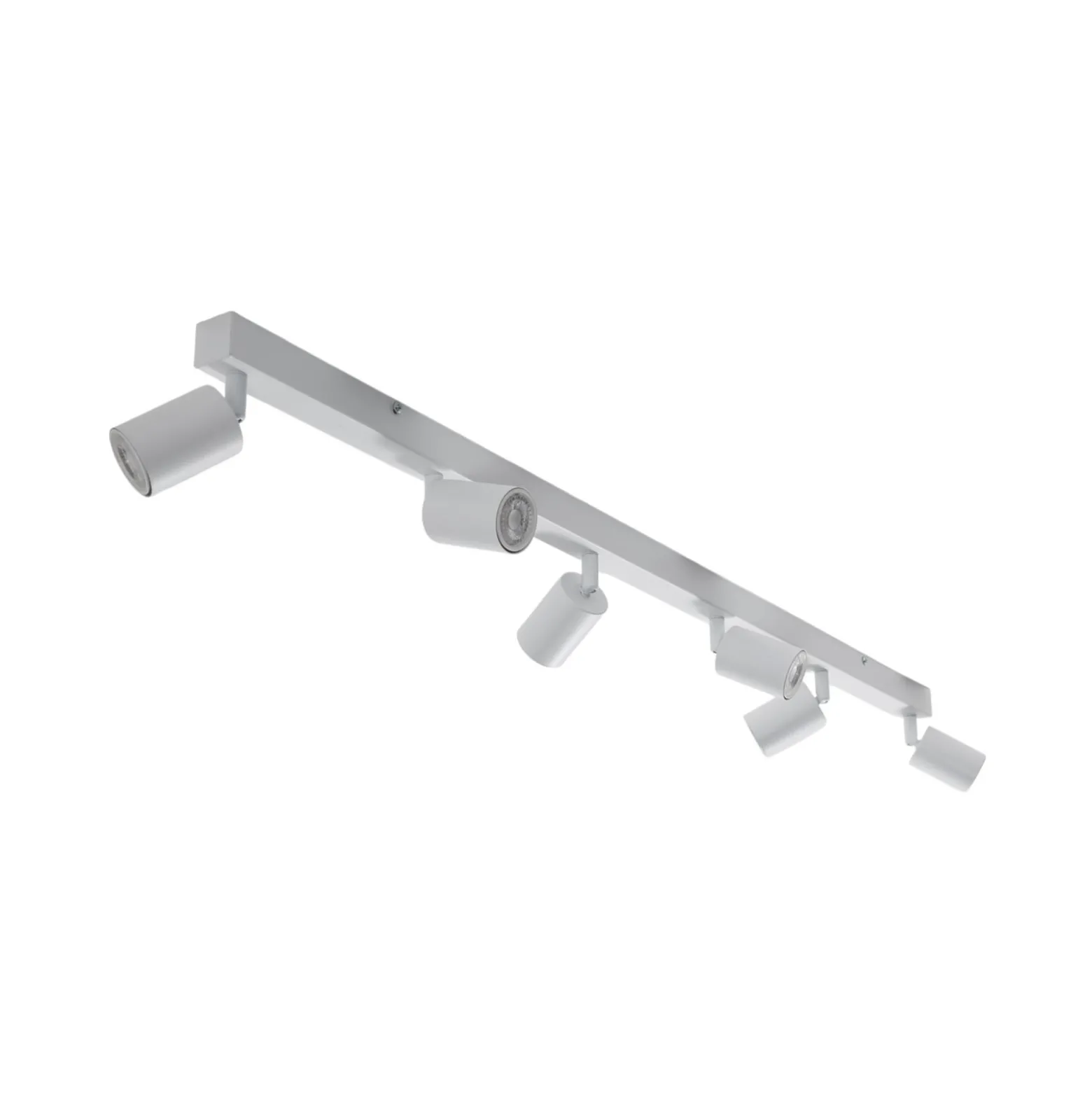 Kattokohdevalo Top, valkoinen, 127 cm, 6-lamppuinen, metalli, GU10
