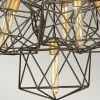 Kattokruunu Astrid, metallic bronze, 11-lamppuinen