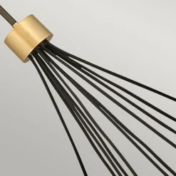 Kattokruunu Astrid, metallic bronze, 11-lamppuinen