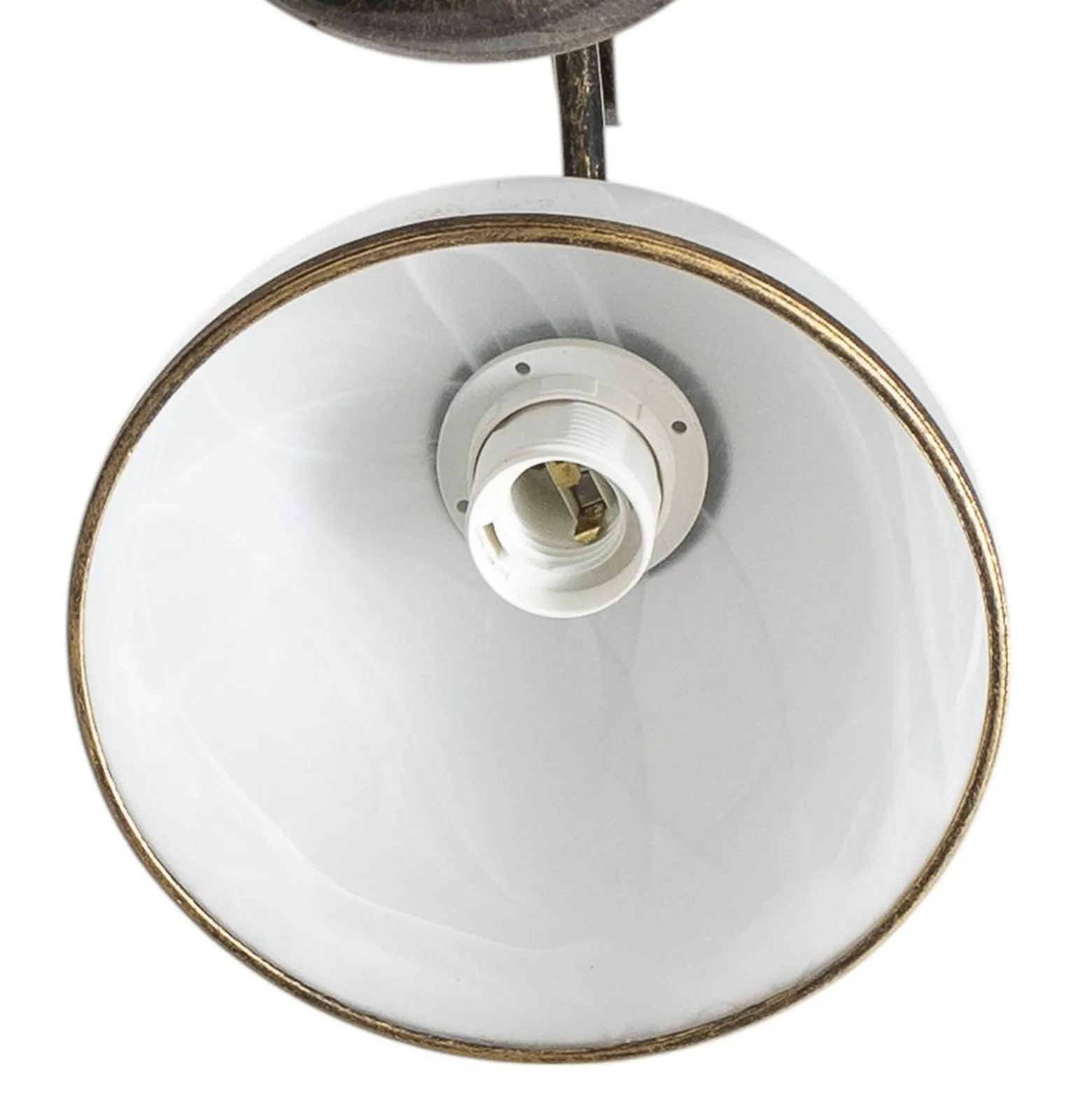 Kattokruunu Korfu, 3-lamppuinen, antiikkikulta, Ø 68 cm