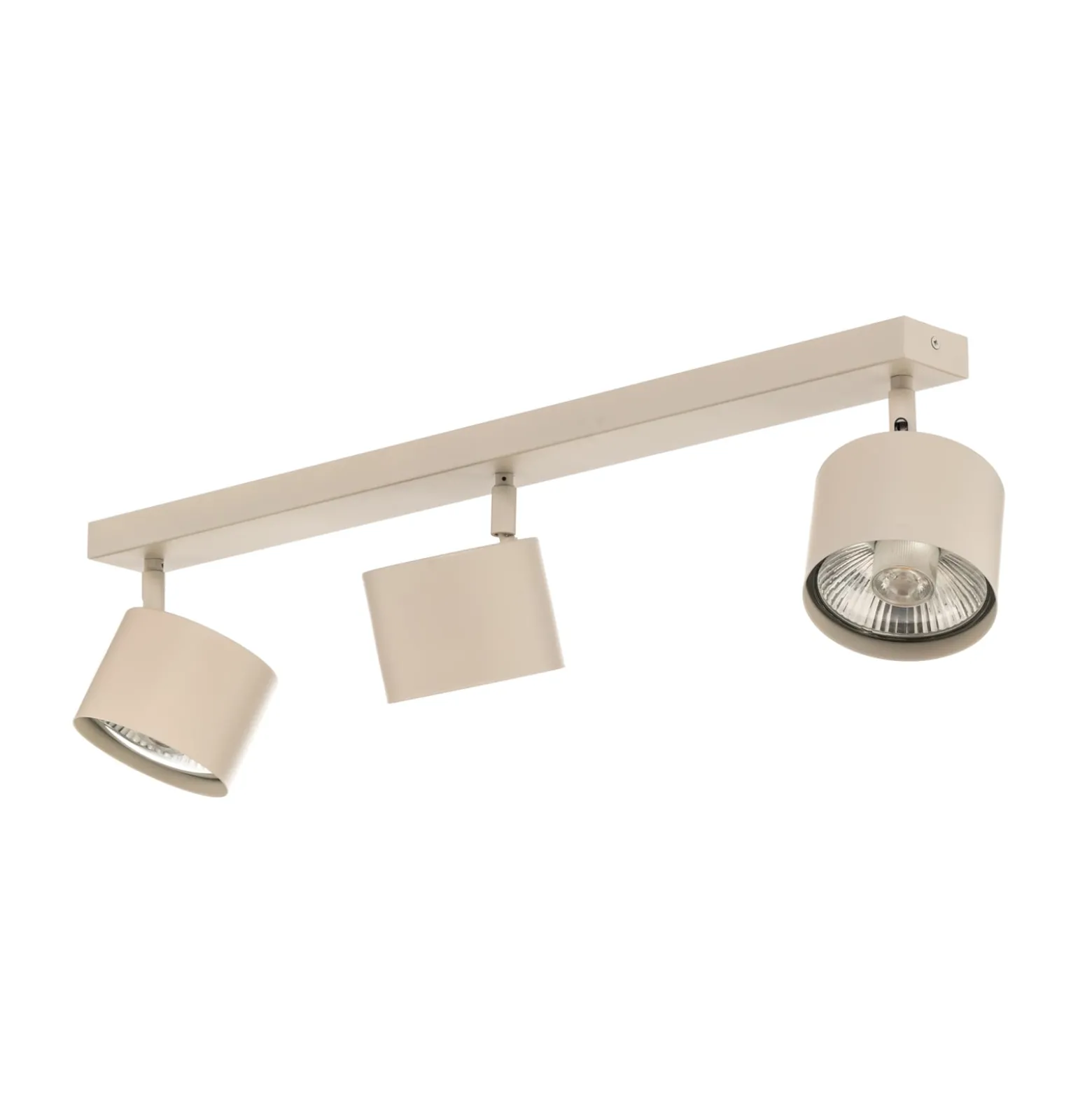 Kattospotti Chloe säädettävä 3-lamppuinen, beige